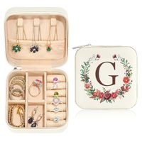 Cute Solid Color Pu Leather Jewelry Boxes sku image 6