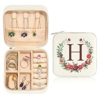 Cute Solid Color Pu Leather Jewelry Boxes sku image 7