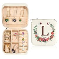 Cute Solid Color Pu Leather Jewelry Boxes sku image 10