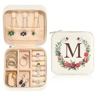 Cute Solid Color Pu Leather Jewelry Boxes sku image 11