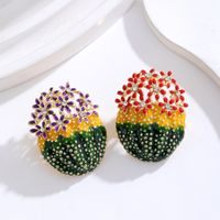 IG Style Simple Style Leaf Plant Flower Alloy Inlay Rhinestones Pearl Unisex Brooches main image 2