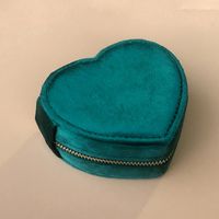 Simple Style Solid Color Flannel Jewelry Boxes sku image 11