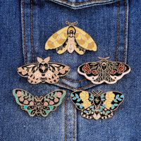 Elegant Simple Style Butterfly Moth Alloy Painted Enamel Plating Unisex Brooches main image 3