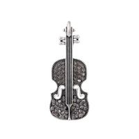 Décontractée Style Simple Humain Animal Violoncelle Alliage Incruster Strass Unisexe Broches sku image 4