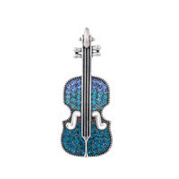 Décontractée Style Simple Humain Animal Violoncelle Alliage Incruster Strass Unisexe Broches sku image 5
