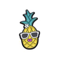 Cartoon Style Cute Fruit Emoji Face Alloy Plating Unisex Brooches sku image 1