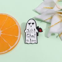 Cartoon Style Cute Letter Rose Ghost Alloy Plating Unisex Brooches main image 4
