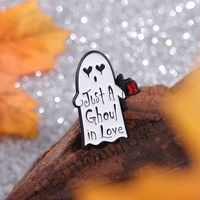 Cartoon Style Cute Letter Rose Ghost Alloy Plating Unisex Brooches main image 5
