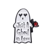 Cartoon Style Cute Letter Rose Ghost Alloy Plating Unisex Brooches main image 6
