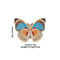 Elegant Simple Style Butterfly Moth Alloy Painted Enamel Plating Unisex Brooches sku image 6