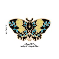 Elegant Simple Style Butterfly Moth Alloy Painted Enamel Plating Unisex Brooches sku image 7