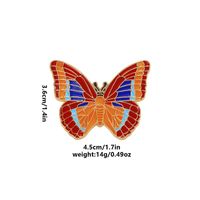 Elegant Simple Style Butterfly Moth Alloy Painted Enamel Plating Unisex Brooches sku image 9