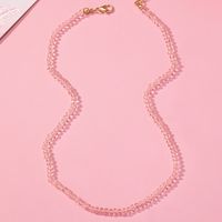 Simple Style Korean Style Geometric Glass Women's Necklace main image 5
