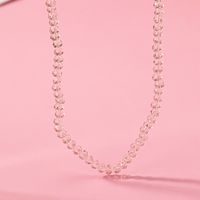 Simple Style Korean Style Geometric Glass Women's Necklace main image 4