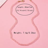 Simple Style Korean Style Geometric Glass Women's Necklace main image 2