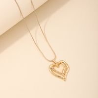 Nordic Style Simple Style Heart Shape Alloy Women's Pendant Necklace main image 3