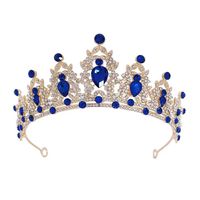 Glam Luxurious Lady Crown Alloy Plating Inlay Zircon Crown sku image 5
