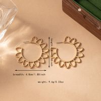 1 Pair Sweet Simple Style Flower Alloy 14K Gold Plated Ear Studs main image 2