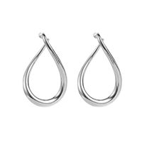 1 Paire Exagéré Irrégulier Placage Alliage Plaqué Or Plaqué Argent Boucles D'Oreilles main image 6