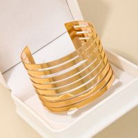 Nordic Style Solid Color Alloy Wholesale Bangle sku image 1