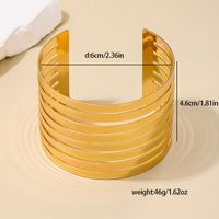 Nordic Style Solid Color Alloy Wholesale Bangle main image 2