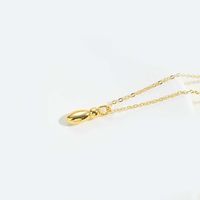 Kupfer 14 Karat Vergoldet Einfacher Stil Buchstabe Halskette Mit Anhänger sku image 14