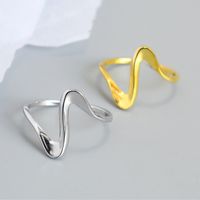 Simple Style Waves Alloy Wholesale Open Rings main image 3