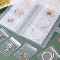 Simple Style Solid Color PVC Transparent Jewelry Packaging Bags main image 4