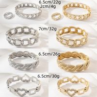 Casual Simple Style Heart Shape Alloy Women's Rings Bracelets main image 2