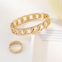 Casual Simple Style Heart Shape Alloy Women's Rings Bracelets main image 4