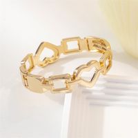 Casual Simple Style Heart Shape Alloy Women's Rings Bracelets main image 10