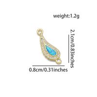 1 Piece 8 * 21mm Copper Zircon 18K Gold Plated Chili Polished Pendant sku image 12