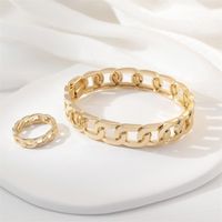 Casual Simple Style Heart Shape Alloy Women's Rings Bracelets sku image 5
