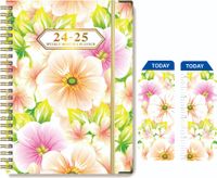 Simple Flower Pattern Notepad Loose-leaf Notebook sku image 20