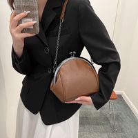 Women's Splicing Classic Style Sewing Thread Clipped Button Dome Bag main image 6
