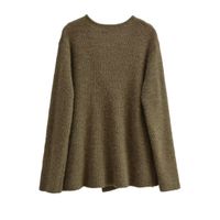 Women's Knitwear Long Sleeve Sweaters & Cardigans British Style Solid Color main image 2
