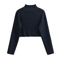 Women's Sweater Long Sleeve Sweaters & Cardigans Pocket Vacation Solid Color main image 4