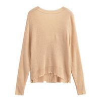 Women's Cardigan Long Sleeve Sweaters & Cardigans Button Streetwear Solid Color main image 2