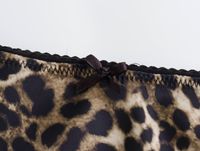 Sommer Frühling Herbst Strassenmode Leopard Elasthan Polyester Midi-Kleid Röcke main image 5