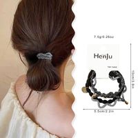 Women's Simple Style Commute Waves Cloth Hair Tie main image 1