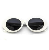 Fashion Solid Color Resin Round Frame Full Frame Women's Sunglasses sku image 2