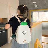 Women's Nylon Solid Color Cute Sewing Thread Zipper Fashion Backpack main image 3