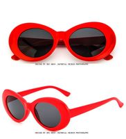 Fashion Solid Color Resin Round Frame Full Frame Women's Sunglasses sku image 3