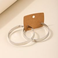 1 Pair Nordic Style Solid Color Alloy Hoop Earrings main image 3