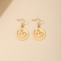 1 Piece Nordic Style Star Moon Hollow Out Alloy Ear Hook main image 5