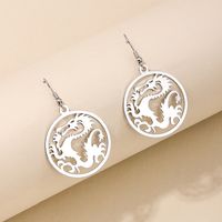 1 Piece Nordic Style Animal Dragon Hollow Out Alloy Ear Hook sku image 2
