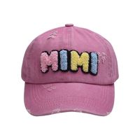 Mother&Daughter Mother&Son Simple Style Letter Embroidery Letter Embroidery Curved Eaves Baseball Cap sku image 3