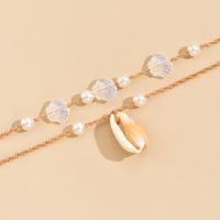 Beach Simple Style Shell Alloy Women's Anklet main image 5