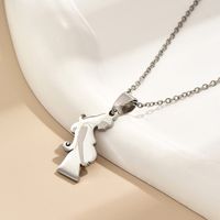 Simple Style Human Stainless Steel Alloy Plating Mother'S Day Women's Pendant Necklace main image 4