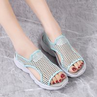 Women's Casual Solid Color Round Toe Peep Toe Sandals main image 5